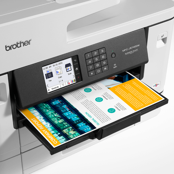 Brother Multifunzione Ink A3 Colore, 28ppm, Adf Duplex, Fronte/retro, Cassetto Standard, Usb/lan/wifi, 4 In 1 - Image 3