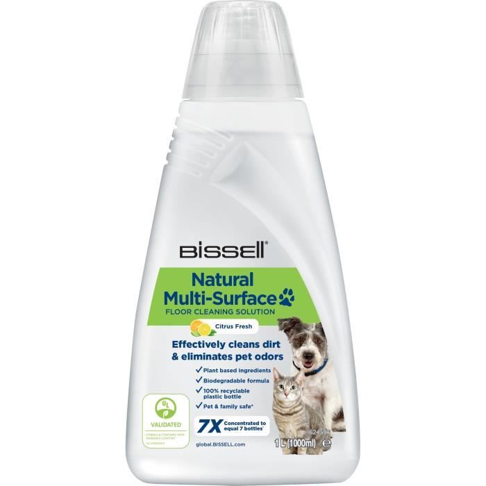 Detergente Per Pavimenti Con Formula Naturale - Bissell - B3122 Crosswave - 1l, Animali Speciali, Pulizia Multisuperficie