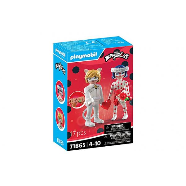 Playmobil 71865 Matrimonio Di Ladybug E Chat Noir, Miraculous, 17 Pezzi, Dai 4 Anni In su