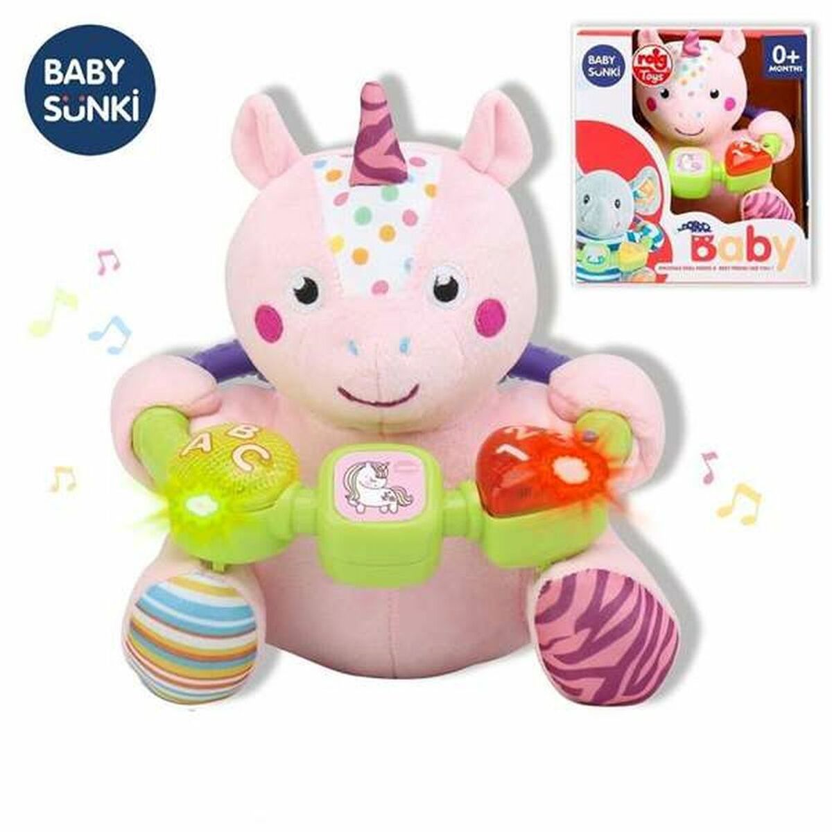 Peluche Musicale Reig 18115 Elefante Unicorno 20cm (20 Cm)