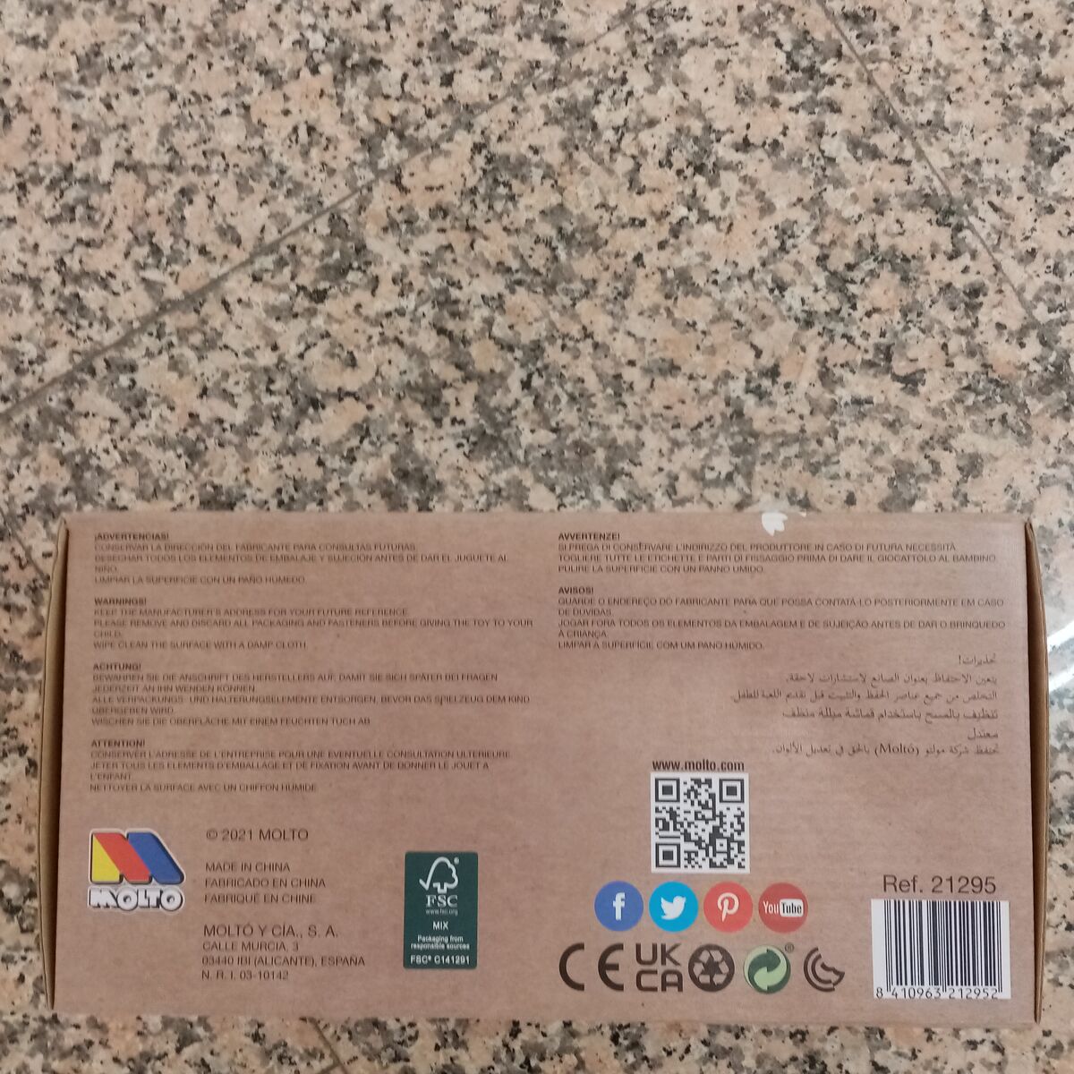 Set Dinosauri Moltó 21295 4 Pezzi - Image 6