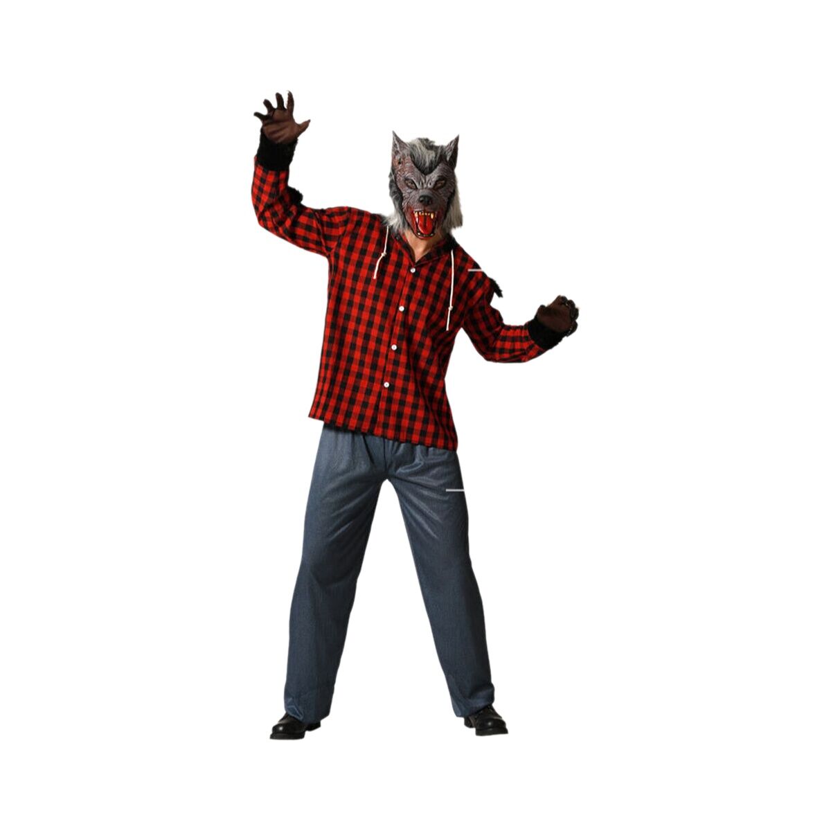Costume Per Adulti Lupo Mannaro Halloween Taglia:m/l