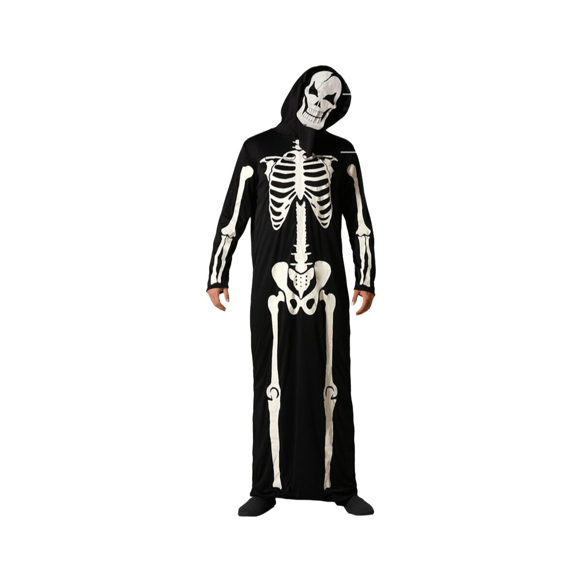 Costume Per Adulti Scheletro Halloween Taglia:m/l
