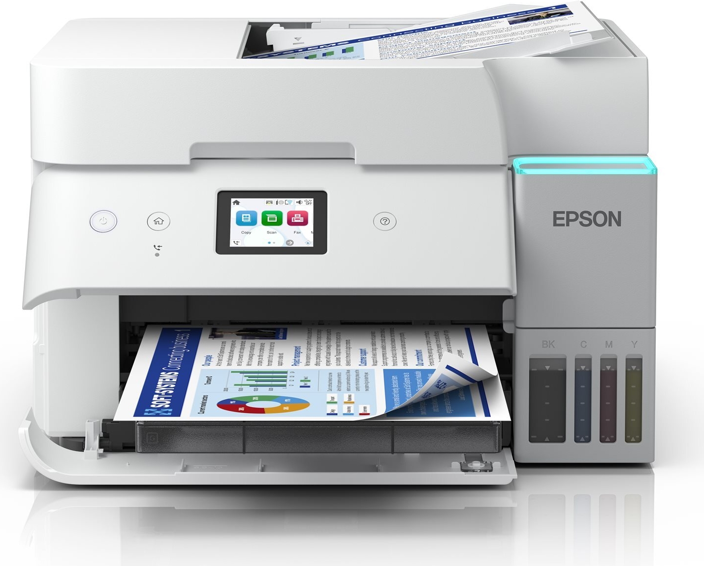 Epson Ecotank ET-4956 - Multifunktionsdrucker - Farbe - Tintenstrahl - Its - A4/letter (medien) (c11cl40403)