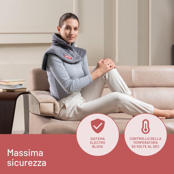 Cuscino Riscaldante - Imetec - Cervicale - Tessuto Anallergico - 5 Temperature - Lavabile In Lavatrice - Image 3