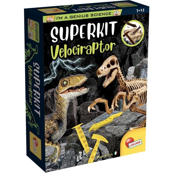 I'm Genius Super Kit Velociraptor Nuovo Per I Bambini