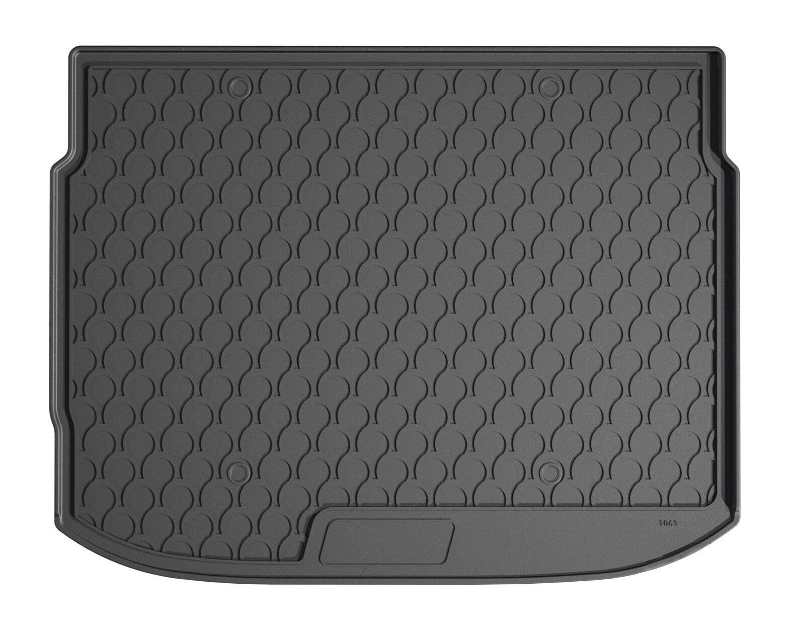 Vasca Baule Su Misura In Gomma Sintetica - Compatibile Per  Nissan Qashqai (04/21>) Baule Alto