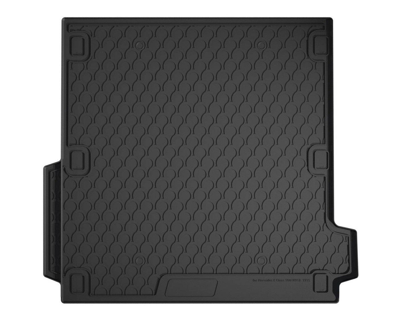 Vasca Baule Su Misura In Gomma Sintetica - Compatibile Per  Mercedes Classe E Sw (09/09>11/16) Con Rete