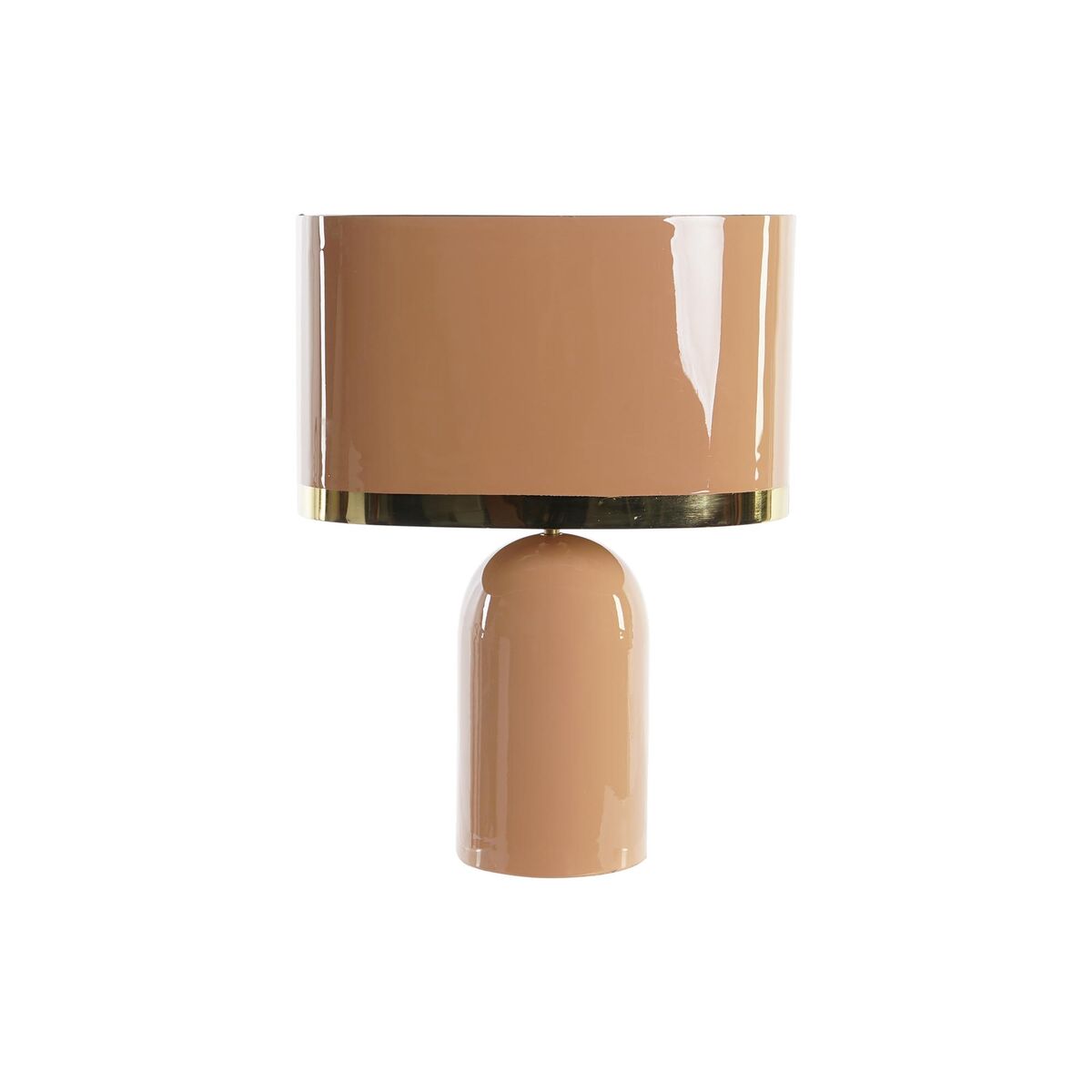 Lampada Da Tavolo Dkd Home Decor Rosa Dorato Metallo Ferro 50 W (37 X 21 X 52 Cm)