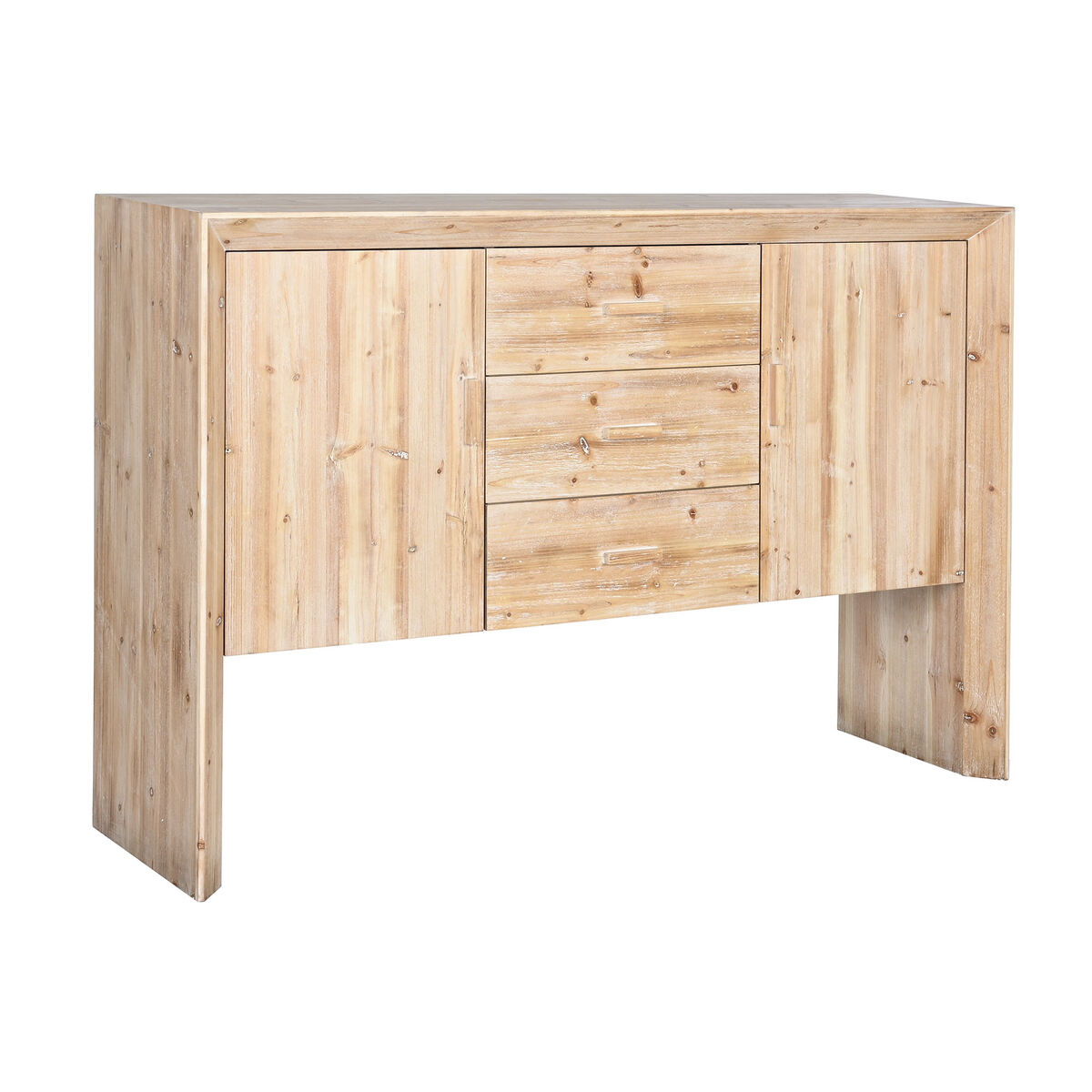 Credenza Home Esprit Naturale Abete Legno Mdf 150 X 40 X 100 cm