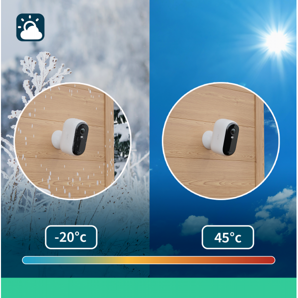 Telecamera Di Sicurezza Connessa Arlo Essential2 - Confezione Da 3 - Risoluzione 2k - Visione Notturna A Colori - Image 3