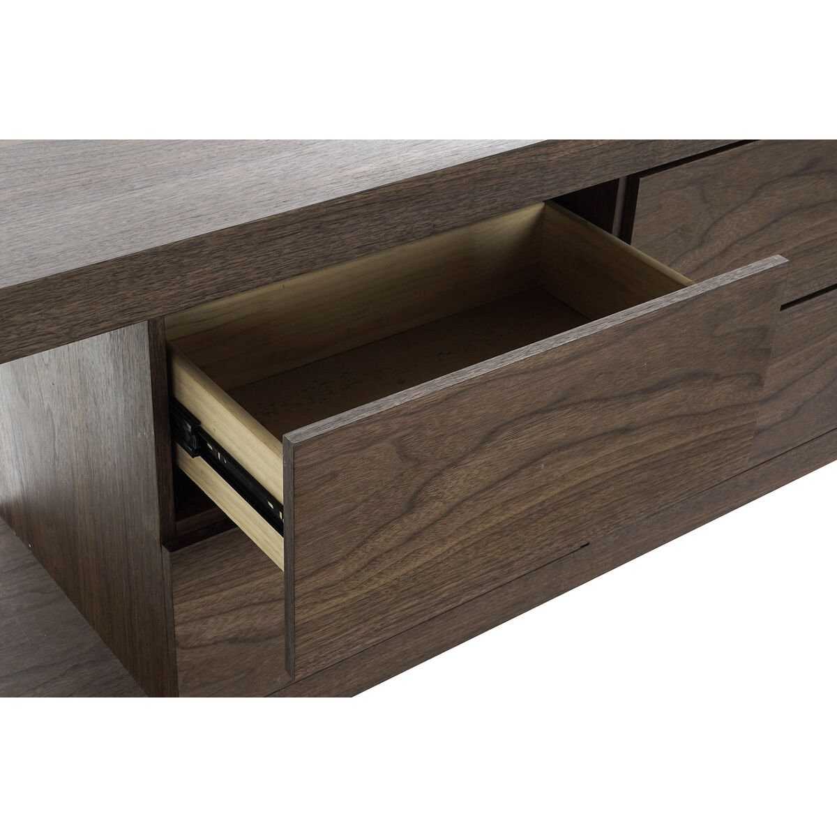 Credenza Dkd Home Decor Marrone Trasparente Cristallo Legno Di Noce Legno Mdf 160 X 45 X 80 cm - Image 4