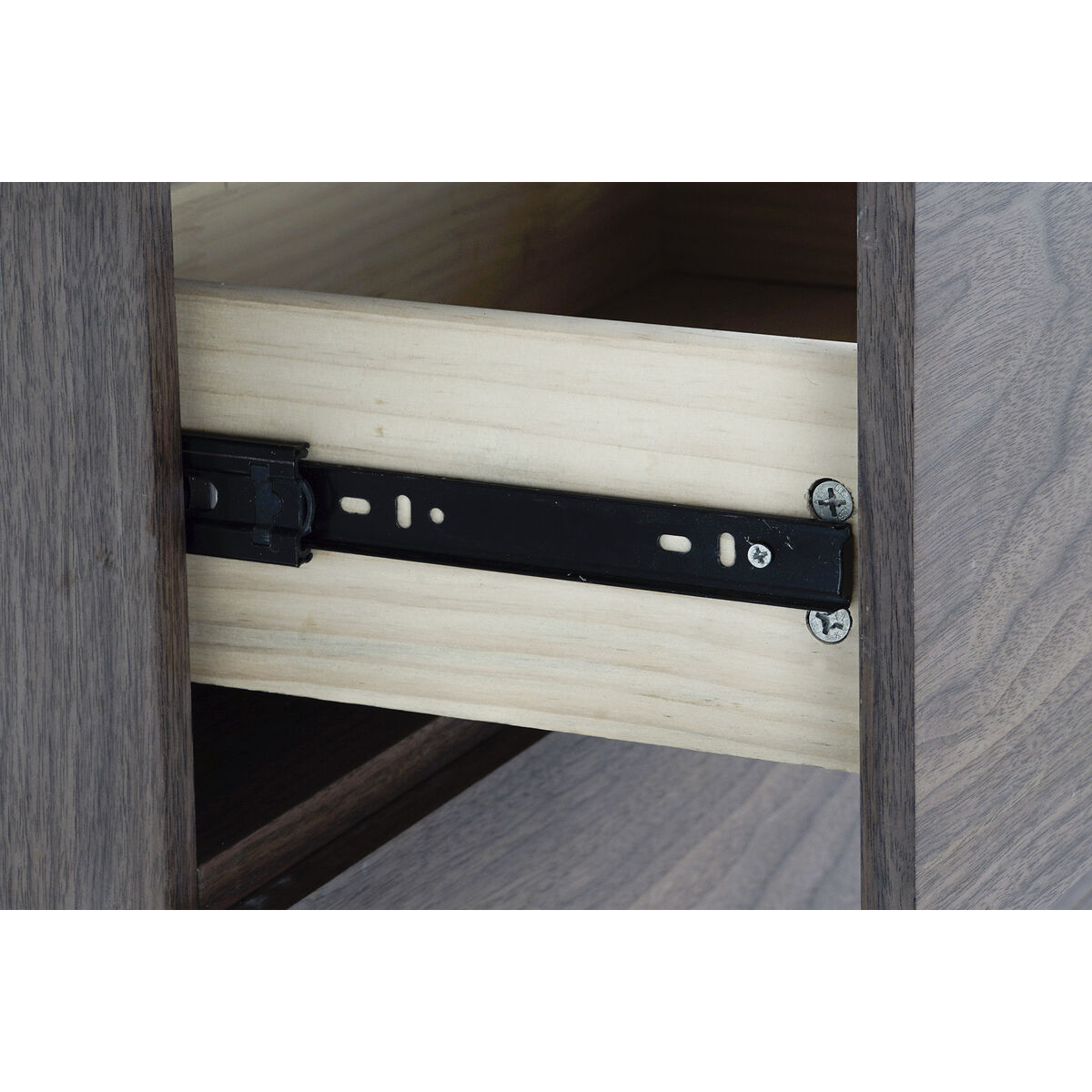 Credenza Dkd Home Decor Marrone Trasparente Cristallo Legno Di Noce Legno Mdf 160 X 45 X 80 cm - Image 5