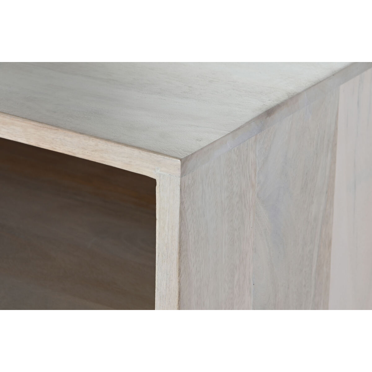 Credenza Dkd Home Decor Bianco Naturale Legno Di Mango 115 X 42 X 75 cm - Image 3