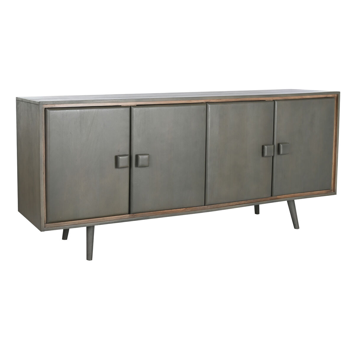 Credenza Dkd Home Decor Grigio Scuro Legno 177 X 38 X 75 cm