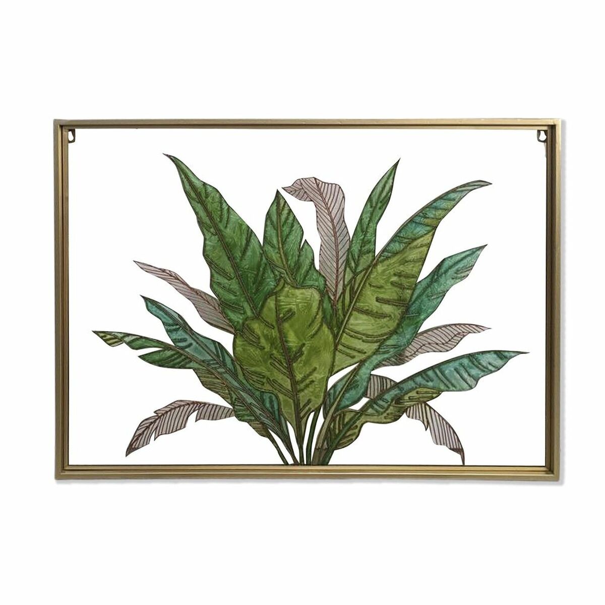Tela Dkd Home Decor Tropicale Foglia Della Pianta (80 X 3 X 60 Cm)