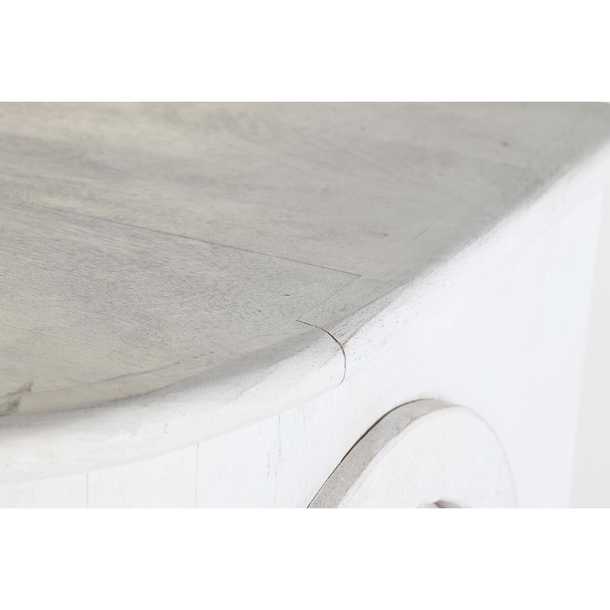 Credenza Dkd Home Decor Bianco Metallo Ferro Legno Di Mango 92 X 40 X 113 cm - Image 3