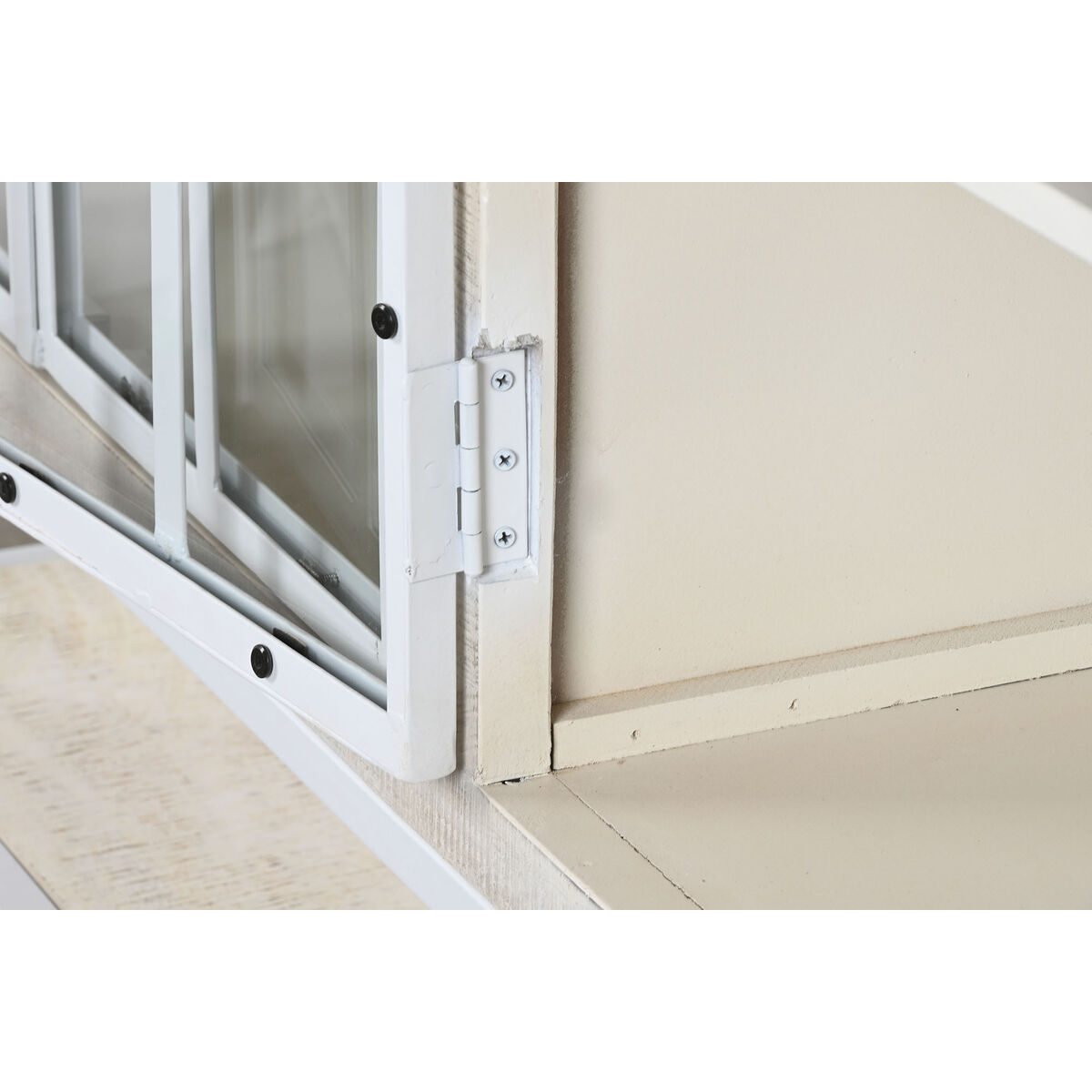 Credenza Dkd Home Decor Bianco Metallo Legno Di Mango 170 X 45 X 100 cm - Image 5