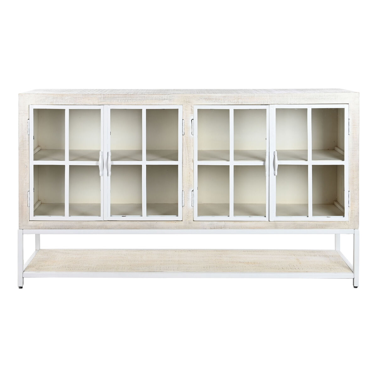 Credenza Dkd Home Decor Bianco Metallo Legno Di Mango 170 X 45 X 100 cm - Image 6
