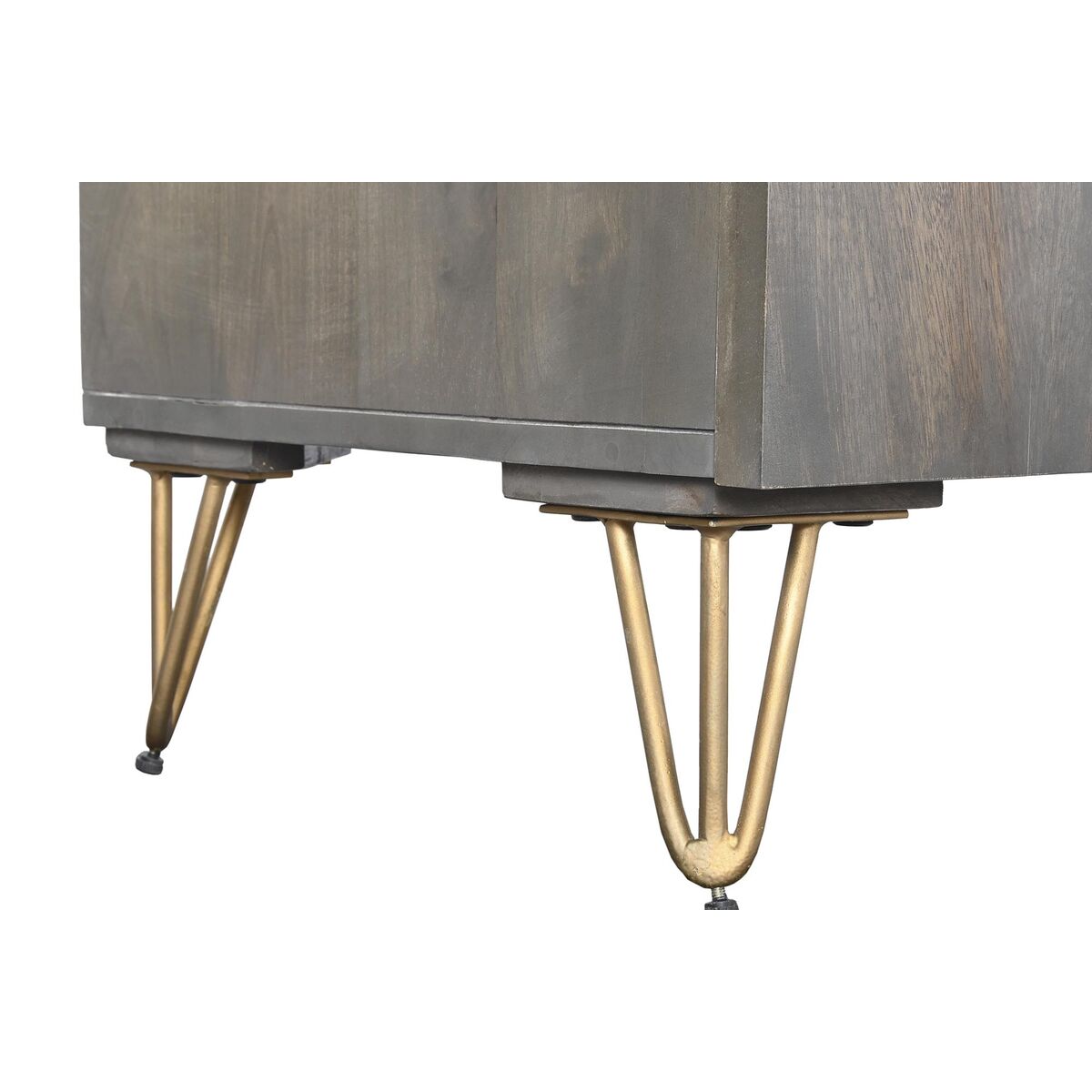 Credenza Dkd Home Decor Marrone Metallo Legno Di Mango 177 X 45 X 77 cm - Image 4