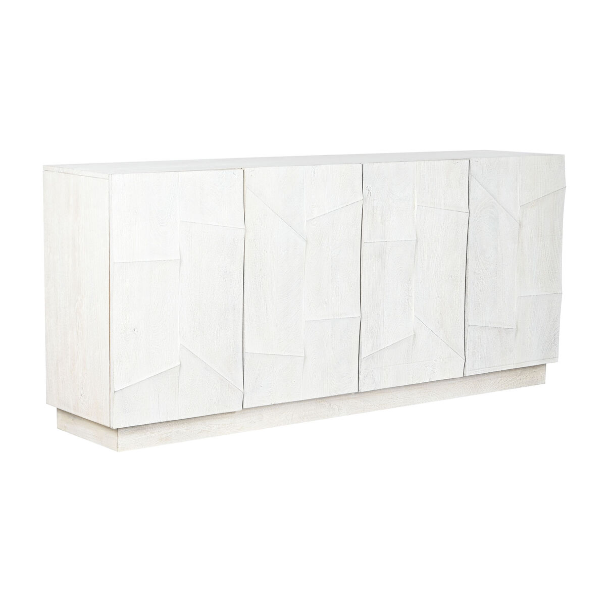 Credenza Dkd Home Decor Bianco Crema Legno Di Mango 180 X 40 X 80 cm