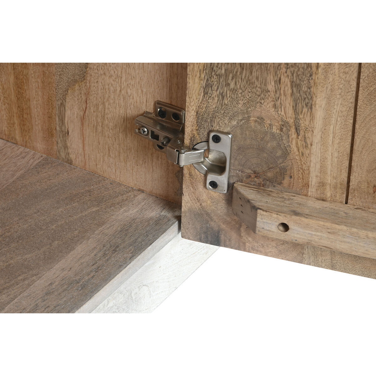 Credenza Dkd Home Decor Bianco Crema Legno Di Mango 180 X 40 X 80 cm - Image 4