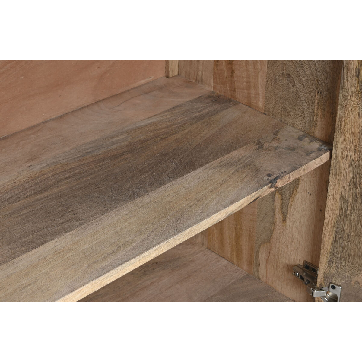 Credenza Dkd Home Decor Bianco Crema Legno Di Mango 180 X 40 X 80 cm - Image 3