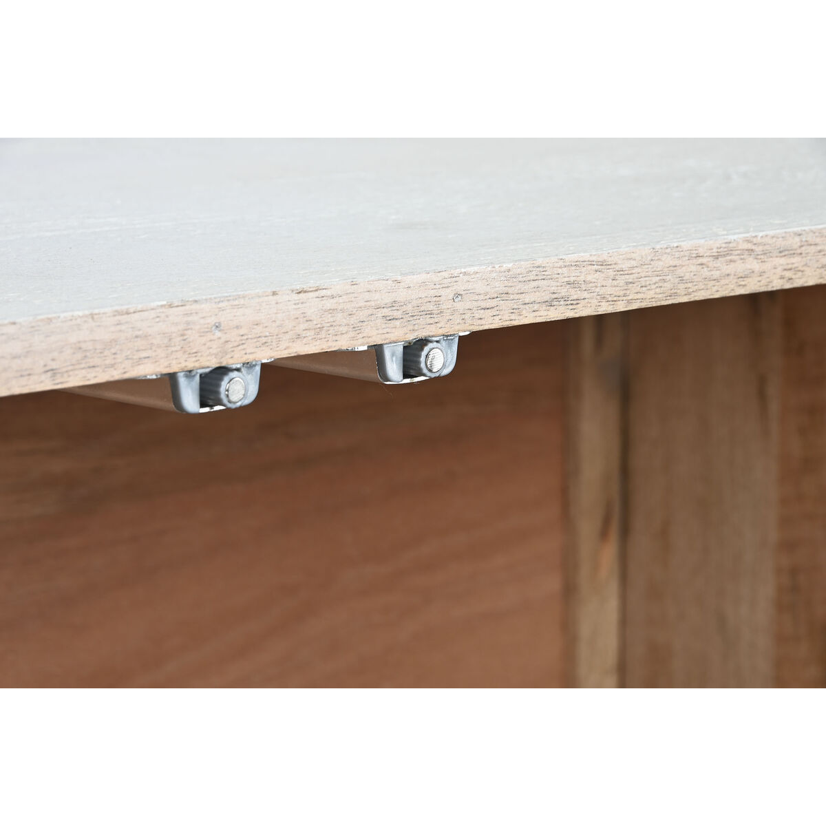 Credenza Dkd Home Decor Bianco Crema Legno Di Mango 180 X 40 X 80 cm - Image 5