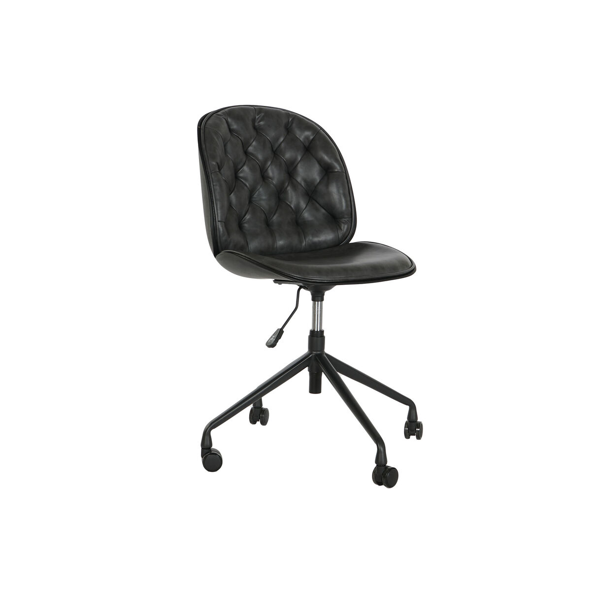 Sedia Dkd Home Decor Nero Grigio Scuro 47,5 X 57,5 X 83 cm