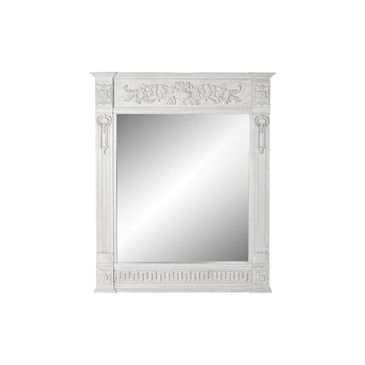 Specchio Da Parete Dkd Home Decor Grigio Romantico 133 X 8,5 X 167 cm