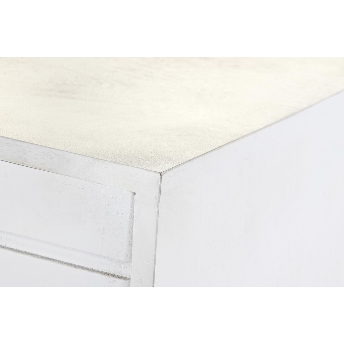 Credenza Dkd Home Decor Bianco Ottone Legno Di Mango 157 X 43 X 84 Cm 153 X 43 X 84 Cm Rombos - Image 4