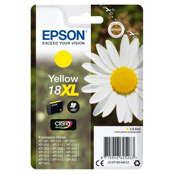 Epson 18xl - 6,6 Ml - Xl - Giallo - Originale - Cartuccia D'inchiostro