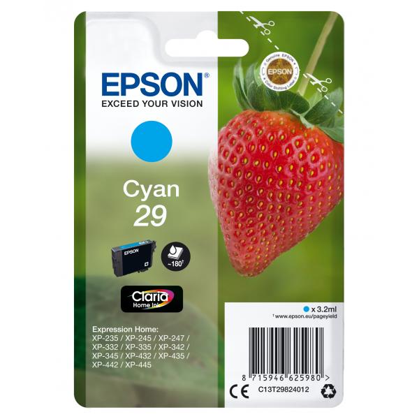 Epson 29 - 3,2 Ml - Ciano - Originale - Confezione In Blister