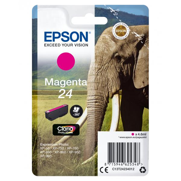Epson 24 - 4,6 Ml - Magenta - Originale - Cartuccia D'inchiostro