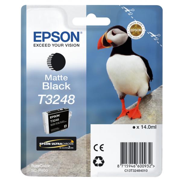Epson T3248 - 14 Ml - Nero Opaco - Originale
