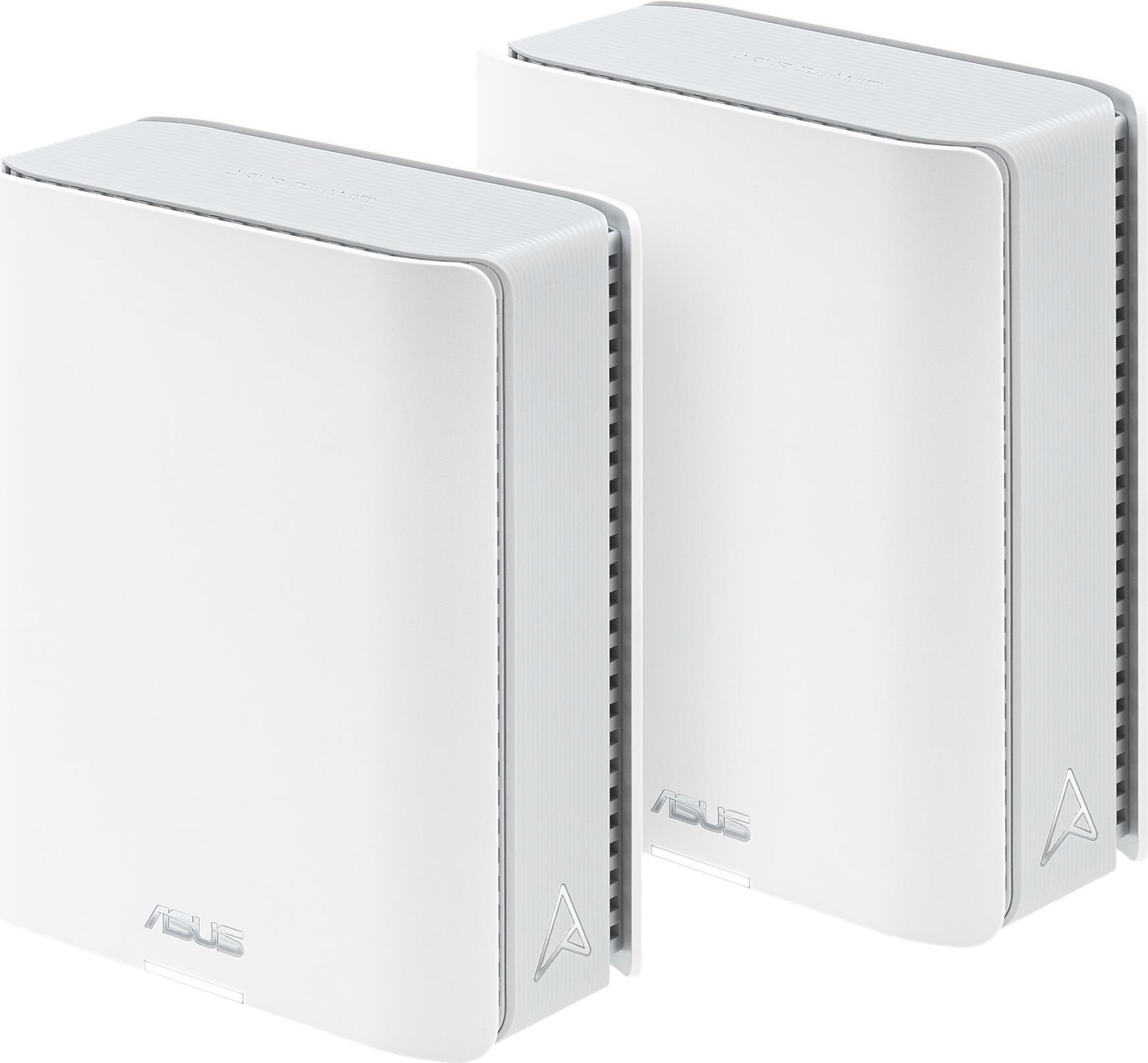 Asus Zenwifi Bd4 - WlaN-System - (2 Router) - Netz 1gbe, WI-Fi 7, 2,5gbe, 5gbe DuaL-Band (90ig0960-Mo3c20)