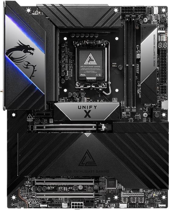 Msi Meg Z890 UnifY-X - Motherboard - Atx - Lga1851-Sockel - Z890 Chipsatz - UsB-C 3,2 Gen 2x2, Usb 3,2 Gen 1, Usb 3,2 Gen 2, UsB-C 3,2 Gen2 - 5 Gigab