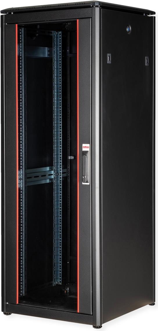 Roline Pro - Schrank Netzwerkschrank - Jet Black, Ral 9005 - 32u - 48.3 Cm (19") (26.21.0225)
