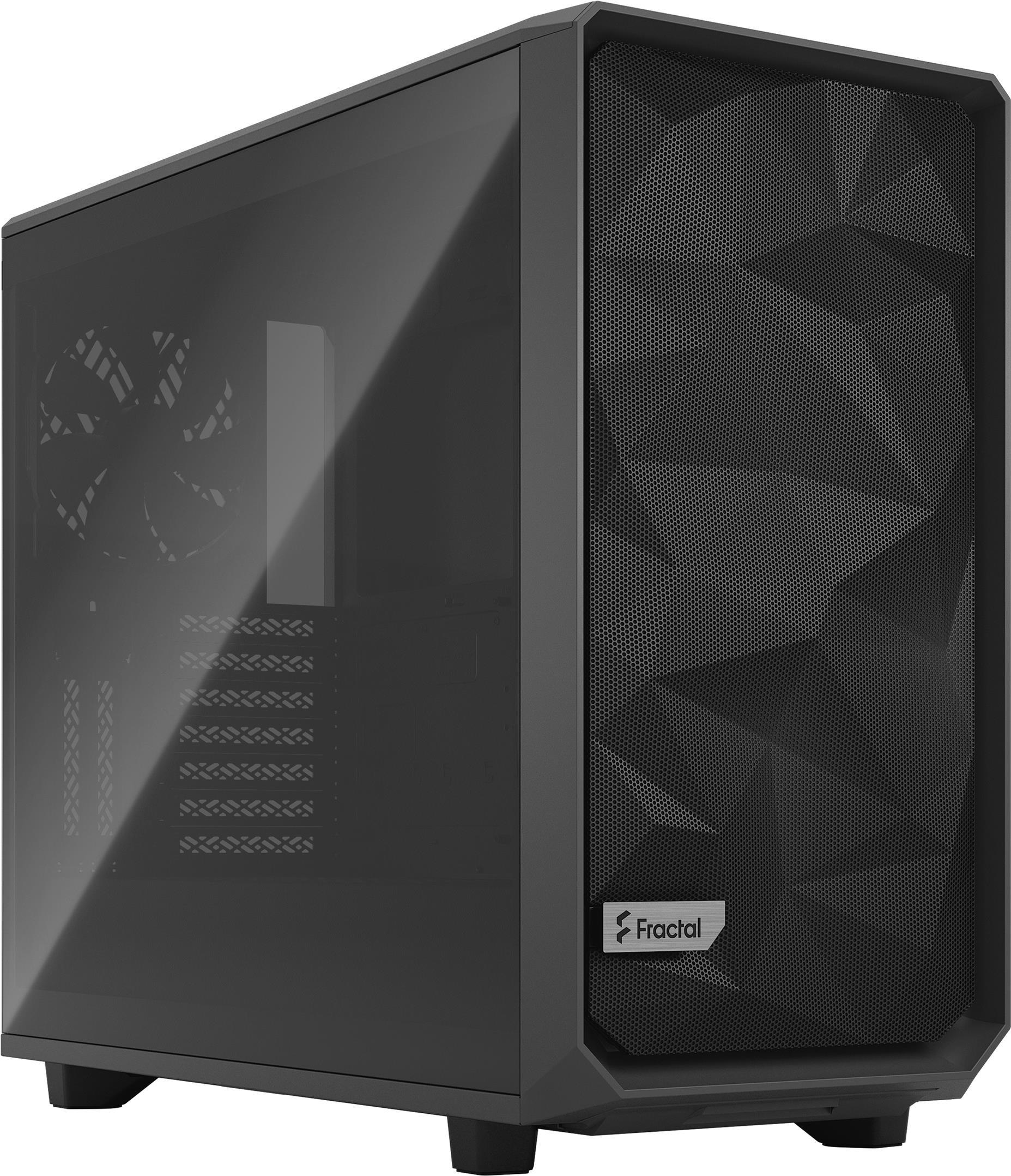Fractal Design Meshify 2 - Tower - Erweitertes Atx - Seitenteil Mit Fenster (gehärtetes Glas) - Keine Spannungsversorgung (atx) - Grau - Usb/audio (f
