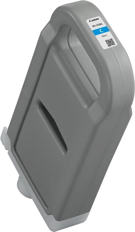 Canon PfI-3700 C - 700 Ml - Cyan - Original - Tintenbehälter - Für Imageprograf GP-4600s, GP-6600s, PrO-2600, PrO-4600, PrO-6600 (6445c001)