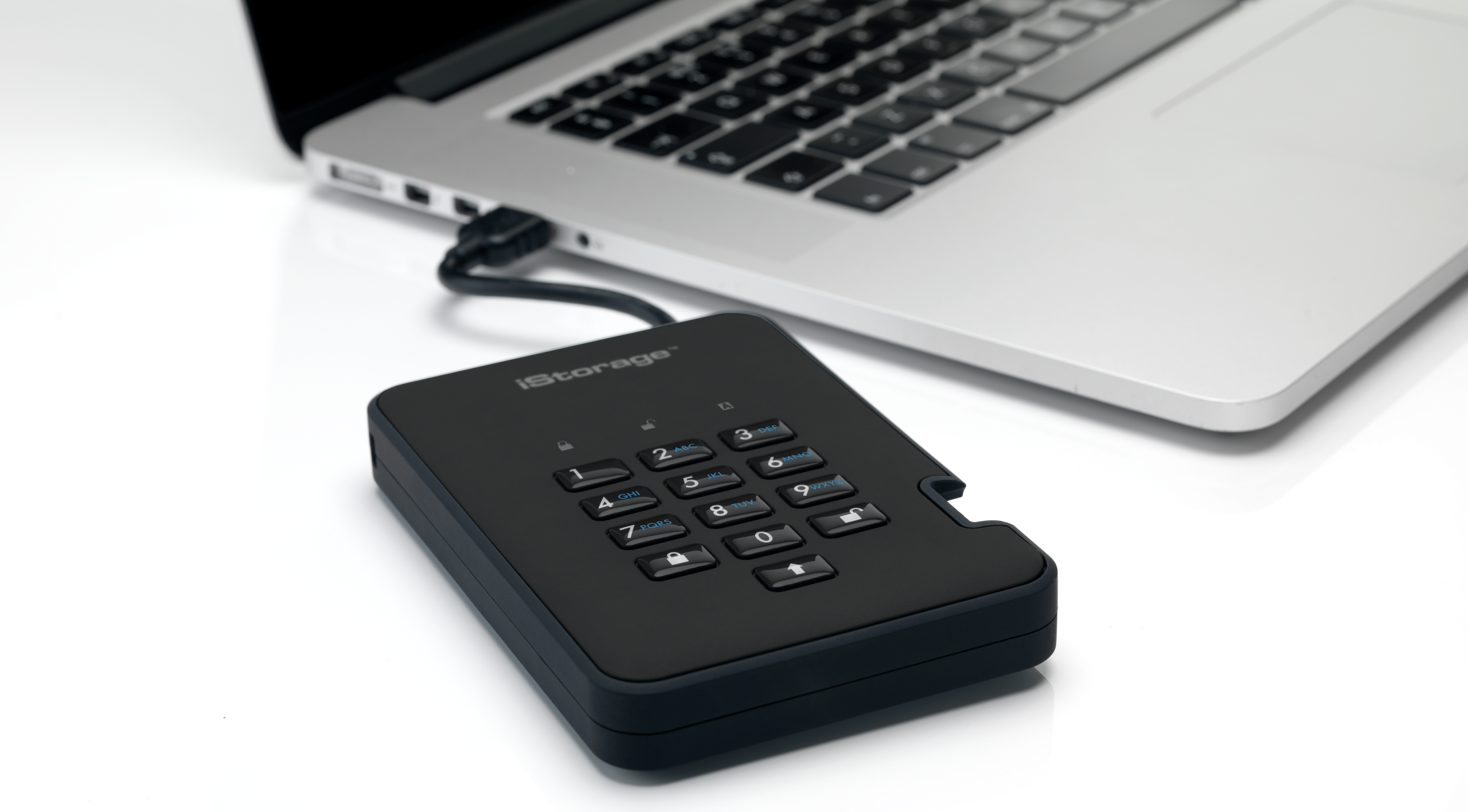 Istorage Diskashur 2 - Festplatte - Verschlüsselt - 1tb - Extern (tragbar) - Usb 3,1 Gen1 - 5400 U/min - Puffer: 8mb - Fips 197 - 256-BiT-Aes - Phant