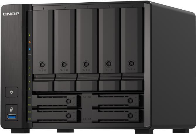 Qnap TS-H973aX-8g - NaS-Server - 9 Schächte - Sata 6gb/s - Raid 0, 1, 5, 6, 10, 50, Jbod, 60, Raid Tp - Ram 8 Gb - 2.5 Gigabit Ethernet / 10 Gigabit