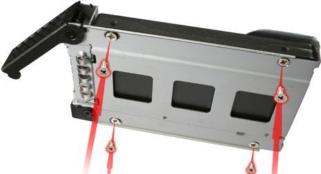 Icy Dock Tougharmor Mb699vP-B - Gehäuse Für Speicherlaufwerke - 2.5" (6,4 Cm) - Schwarz (mb699vP-b)