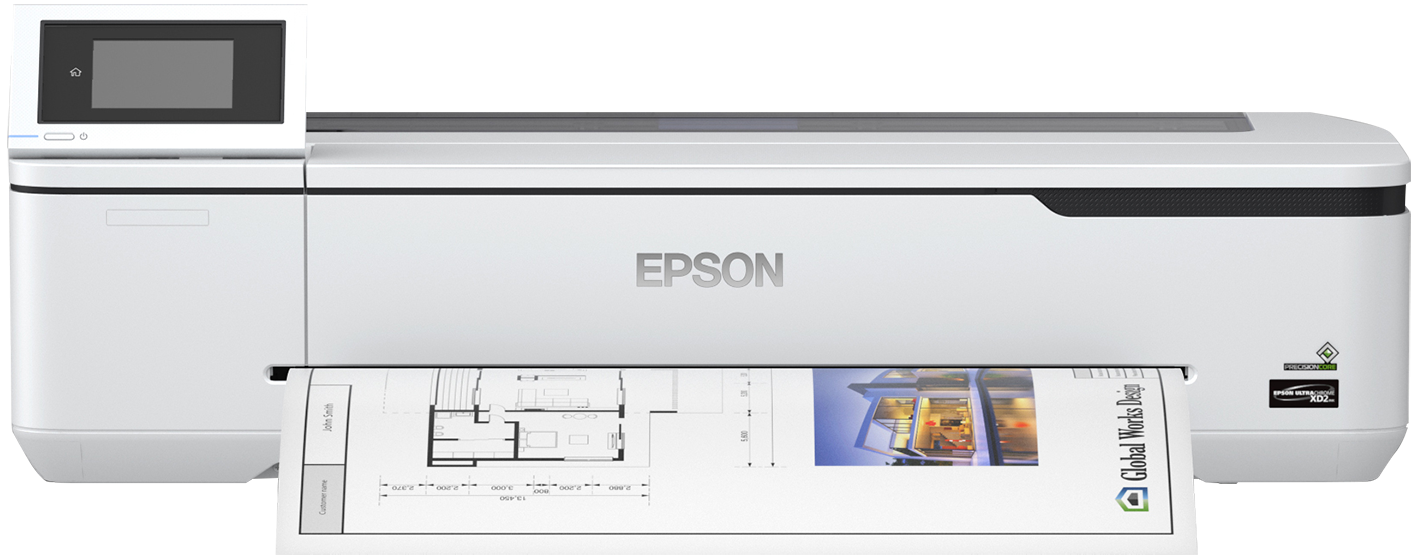 Epson Surecolor SC-T3100n - 610 Mm (24") Großformatdrucker - Farbe - Tintenstrahl - Rolle A1 (61,0 Cm) - 2400 X 1200 Dpi - Gigabit Lan, WI-Fi(n), Usb