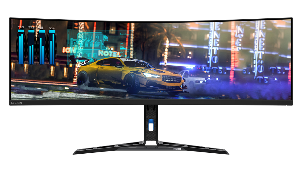 Lenovo Legion R45W-30 - LeD-Monitor - Gebogen - 114.3 Cm (45") (44.5" Sichtbar) - 5120 X 1440 @ 165 Hz - Va - 500 Cd/m² - 3000:1 - 1 Ms - Hdmi, Displ
