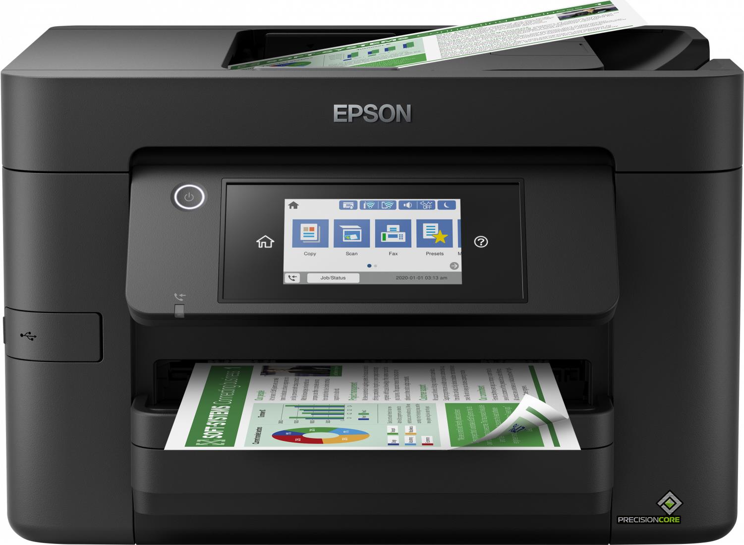 Epson Workforce Pro WF-4825dwf - Multifunktionsdrucker - Farbe - Tintenstrahl - A4 (210 X 297 Mm) (original) - A4/legal (medien) - Bis Zu 25 Seiten/m