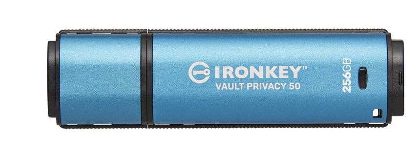 Kingston 256gb Ironkey Vault Privacy 50 Usb AeS-256 Encrypted Fips 197 (ikvp50/256gb)