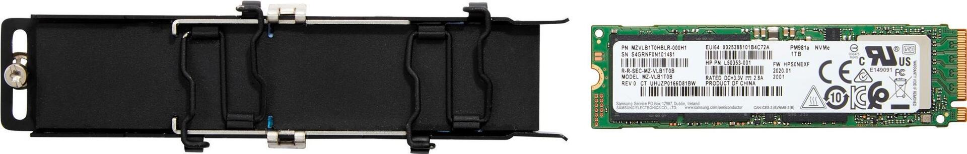 Hp Z Turbo Drive - Ssd - 1tb - Intern - Pcie 4,0 X4 - Für Workstation Z2 G8, Z2 G9 (sff, Tower) (201f5aa)