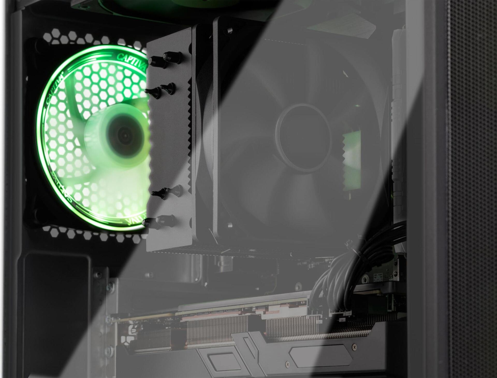 Captiva 70435 7600x Desktop Amd Ryzen™ 5 16 Gb Ddr5-Sdram 1000 Gb Ssd Windows 11 Home Pc Schwarz (70435)