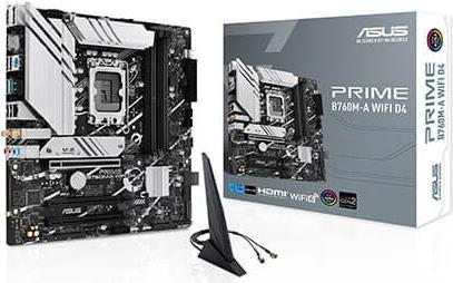Asus Prime B760M-A Wifi D4 - Intel - Lga 1700 - Intel® Celeron® - Intel® Core™ I3 - Intel® Core™ I5 - Intel® Core™ I7 - Intel® Core™ I9,... - Lga 170